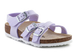 BIRKENSTOCK KUMBA K BF SHINY LIZARD PURPLEFOG 1026907