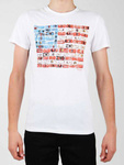 T-shirt Wrangler S/S Modern Flag Tee W7A45FK12